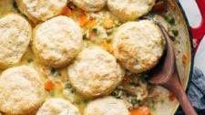 Chicken Pot Pie with Biscuits