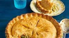 Chicken Pot Pie With Cheddar Crust