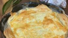 CHICKEN POTPIE WITH FRESH PEAS AND TARRAGON