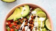 Chickpeas Burrito Bowl with Quinoa