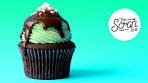 CHOC MINT CREAM CUPCAKES - The Scran Line