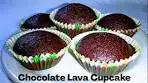 Choco Lava Cupcake Without Oven | Choco Lava Cupcake in ...