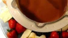 Chocolate-Almond Pudding Fondue