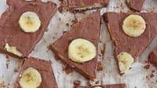 Chocolate Banana Frozen Yogurt Bark
