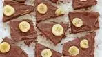 Chocolate Banana Frozen Yogurt Bark | Healthy Snacks for Kids