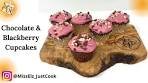 Chocolate & Blackberry Cupcakes | BEST Recipe!