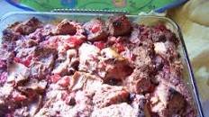 Chocolate-Cherry Bread Pudding