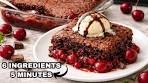 Chocolate & Cherry Dump Cake | 5-Minute Dessert Recipe