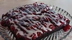Chocolate Cherry Upside Down Cake