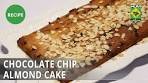 Chocolate Chip Almond Cake Recipe | Food Diaries | Zarnak ...