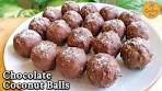Chocolate Coconut Balls Recipe | Coconut Balls Easy No ...