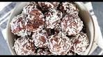Chocolate Coconut Energy Bites (No bake, gluten free, dairy ...
