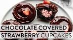Chocolate Covered Strawberry Cupcakes | Sally's Baking