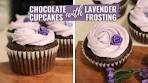 Chocolate Cupcakes with Lavender Buttercream Frosting ...