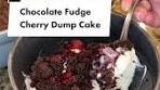 Chocolate Fudge Cherry Dump Cake Recipe - Easy Dessert