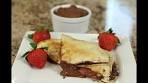 Chocolate Nutella Quesadilla With Strawberries, Bananas by ...