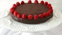 Chocolate Raspberry Almond Torte for Mother's Day