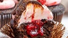 Chocolate Raspberry Cupcakes