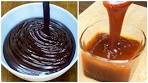 Chocolate Sauce Recipe | Caramel Sauce Recipe | 2 Easy ...