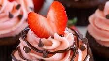 Chocolate Strawberry Cupcakes