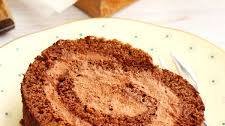Chocolate Swiss Roll Cake