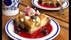 Chunky Cherry Bread Pudding