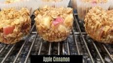 Cinnamon Apple Baked Oatmeal Bites