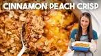 Cinnamon Peach Crisp