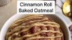 Cinnamon Roll Baked Oats Recipe