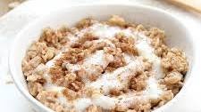 Cinnamon Roll Oatmeal