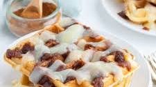 Cinnamon Roll Waffles