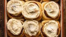 Cinnamon Rolls with Maple Cream Cheese Icing