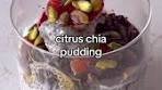 citrus chia pudding✨ made w @Navitas Organics protein ...
