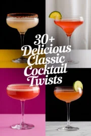 30+ Delicious Classic Cocktail Twists in Elegant Glassware for Your Next Celebration classic-cocktail-twists-ccccc-