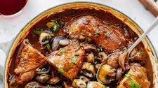 Classic Coq Au Vin with Red Wine
