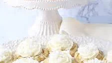 Coconut Cake Cookies with Coconut Buttercream Frosting