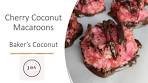 Coconut Macaroon Recipe, Cherry Coconut Macaroon Recipe ...