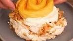 Coconut Pavlova with Lime Cream and Mango Recipe