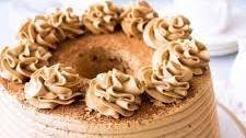 Coffee Chiffon Cake with Coffee Buttercream Frosting