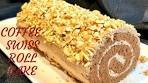 Coffee Swiss Roll Cake Recipe