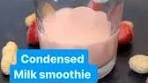 Condensed Milk Smoothie