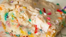 Confetti Cake Batter Brownies