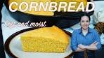 CORNBREAD recipe | Moist and soft SWEET cornbread