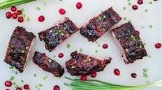 Cranberry Barbecue Spare Ribs