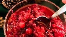 Cranberry Raspberry Sauce with Pineapple and Grand Marnier