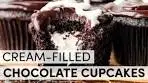 Cream-Filled Chocolate Cupcakes | Sally's Baking