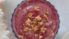 Creamy Cherry Pie Smoothie (no banana!)