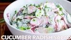 Creamy Cucumber Radish Salad Recipe