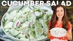 Creamy Cucumber Salad Recipe | Easy and Delicious!