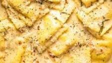 Creamy Lemon Herb Butter Ravioli